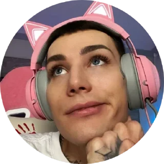 headphones human face person