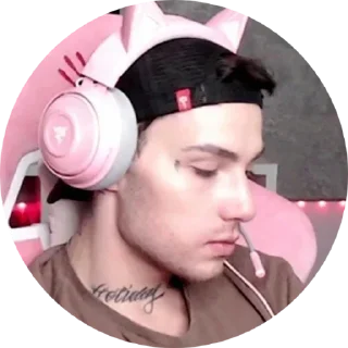 headphones human face person