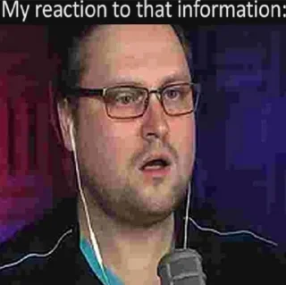 Стикер My Reaction - 10