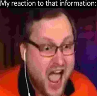 Стикер My Reaction - 9