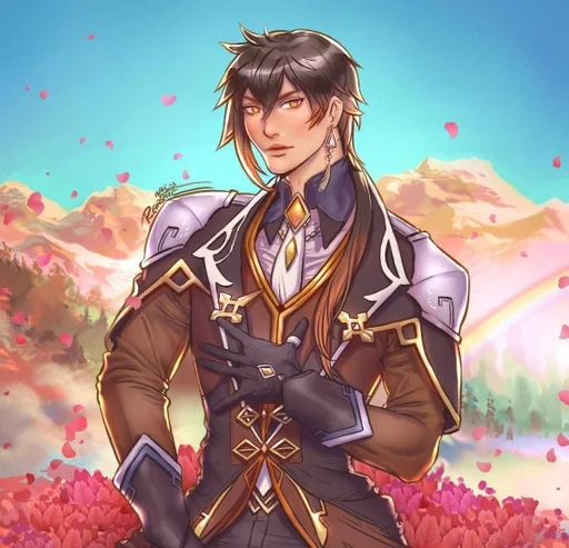 anime human face clothing