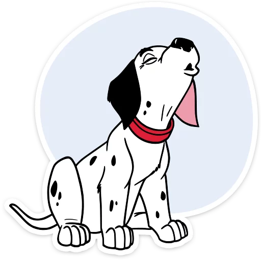 Sticker dalmatians_vk - 1