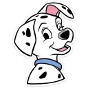 Стикер 101 Далматинец :: @stickroom - 0