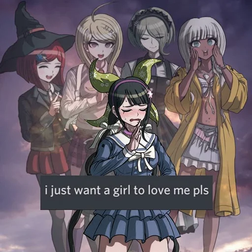 anime human face cg artwork