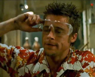 Sticker tyler f*ckin durden - 0