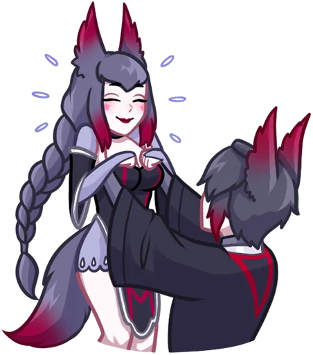 Стикер darkhidemari_notext - 1