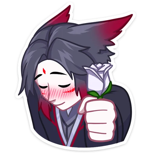 Стикер darkhidemari_notext - 1