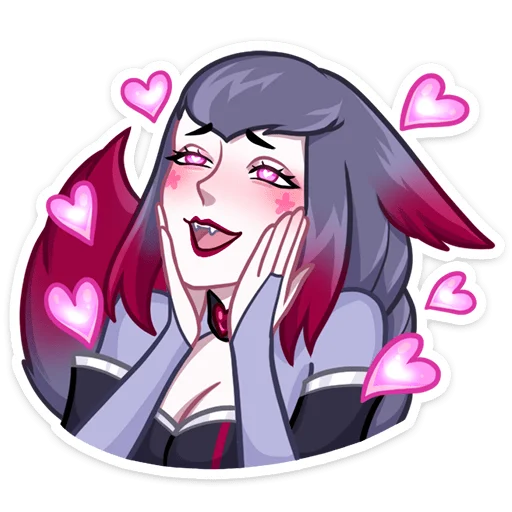 Стикер darkhidemari_notext - 1