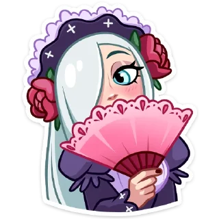 Sticker Тёмная Леди • @TgSticker - 4