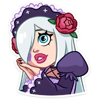 Sticker Тёмная Леди • @TgSticker - 0