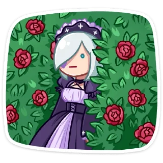 Sticker Тёмная Леди • @TgSticker - 7