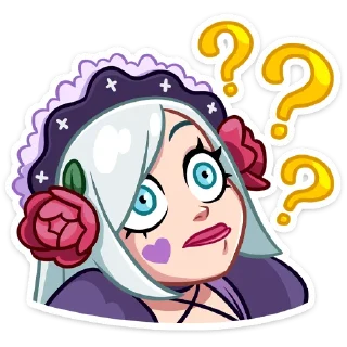 Sticker Тёмная Леди • @TgSticker - 1