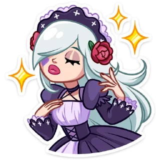 Sticker Тёмная Леди • @TgSticker - 5
