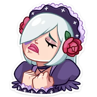 Sticker Тёмная Леди :: @stickroom - 9