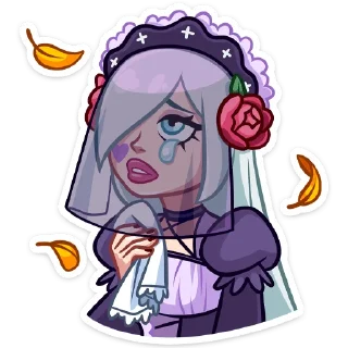 Sticker Тёмная Леди :: @stickroom - 3