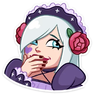 Sticker Тёмная Леди :: @stickroom - 2