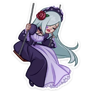 Sticker Тёмная Леди :: @stickroom - 4