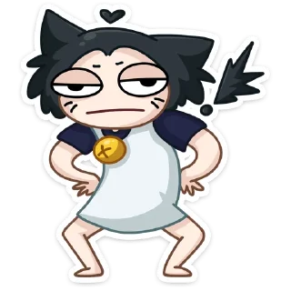 Sticker Тёмная Милшу @TgSticker - 0