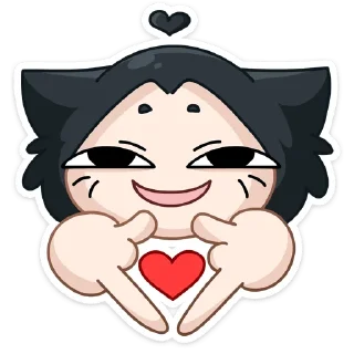 Sticker Тёмная Милшу @TgSticker - 3