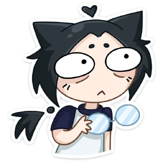 Sticker Тёмная Милшу @TgSticker - 10