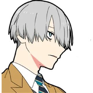 Sticker Парень тьмы @nyasticks - 1