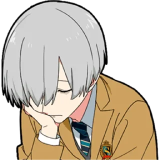 Sticker Парень тьмы @nyasticks - 0