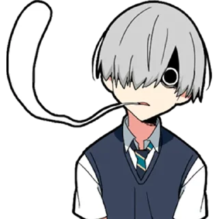 Sticker Парень тьмы @nyasticks - 10