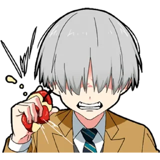 Sticker Парень тьмы @nyasticks - 9