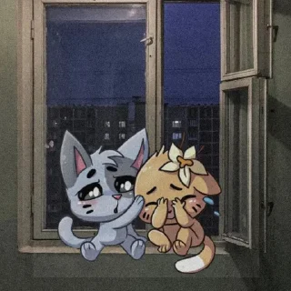 Sticker среди мрака и вечного холода - 0