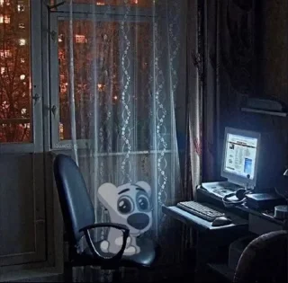 Sticker среди мрака и вечного холода - 4