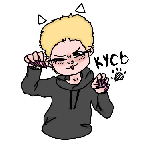 Sticker дашка каплан - 1