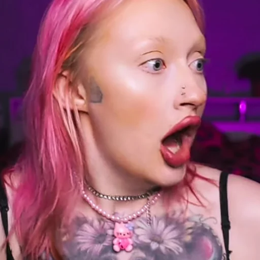 person human face lip