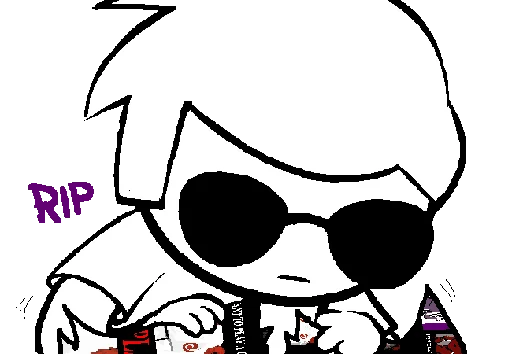 Sticker dave strider - 7