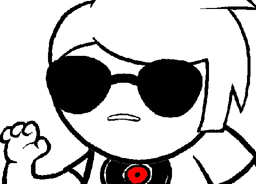 Sticker dave strider - 0