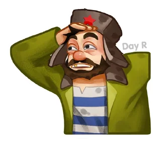 Стикер Day R survival rus :: @tltgames - 8