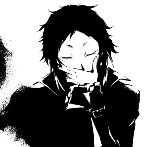 Стикер дазай и аку. ♡ by @fyodorluvin - 6