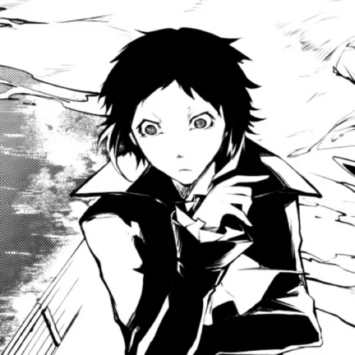 Стикер дазай и аку. ♡ by @fyodorluvin - 5