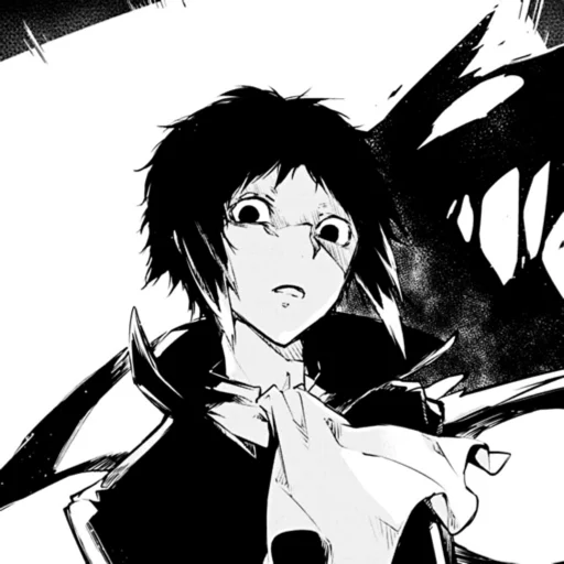 Стикер дазай и аку. ♡ by @fyodorluvin - 4