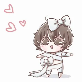 Стикер чиби соукокушки - 5