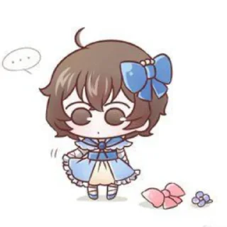 Стикер чиби соукокушки - 3