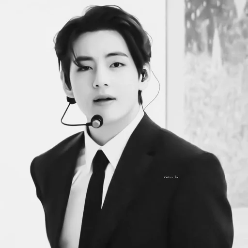 Стикер чб тэхён @helpjeyy :: @fStikBot - 9