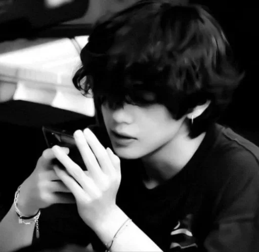 person black and white human face