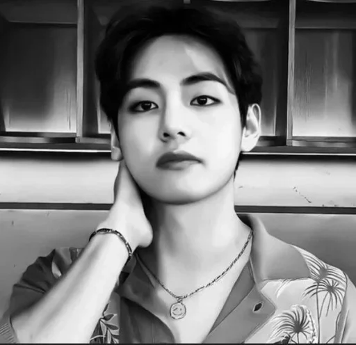 human face person black and white