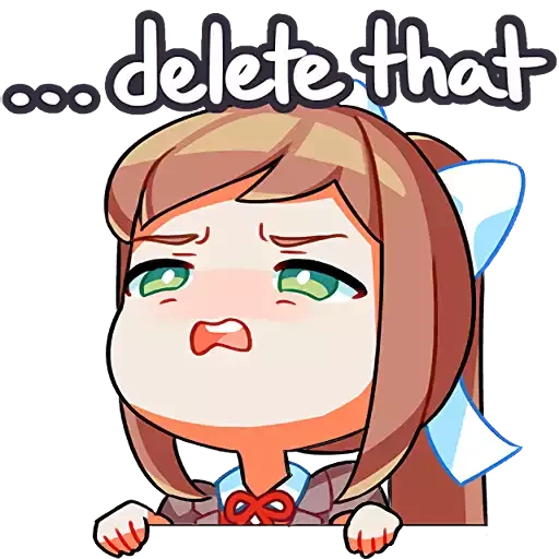 Sticker doki doki emotes by @knsos - 6