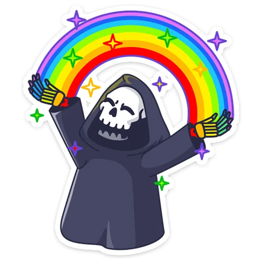 rainbow drawing clipart