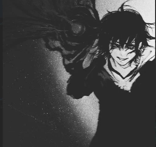 human face sketch anime