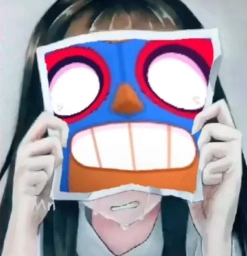 маска Человек девочка