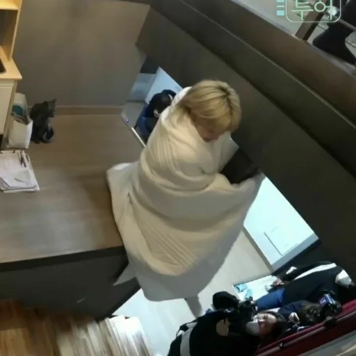 indoor clothing person