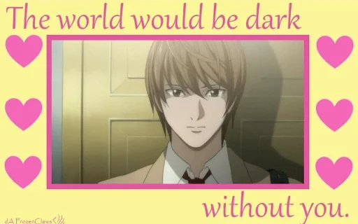 text human face anime