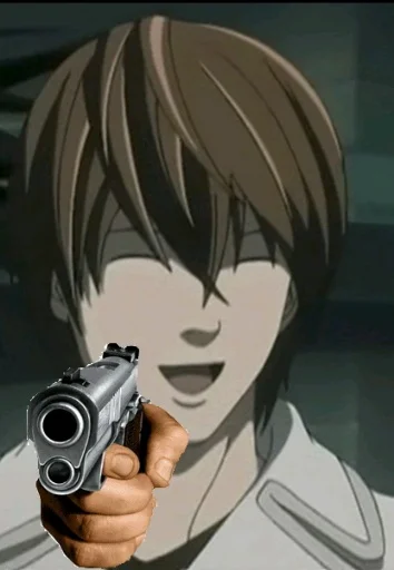 weapon cartoon handgun